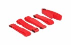DeLock Klettkabelbinder mit Schlaufe Rot 300 mm x 20