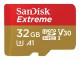 Bild 2 SanDisk microSDHC-Karte Extreme UHS-I U3 32 GB
