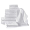 12-tlg. Handtuch-Set Baumwolle 450 g/m² Weiß