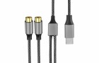 4smarts Audio-Kabel MatchCord USB-C-Stecker - Cinch 0.2 m