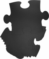 SECURIT Kreidetafel Puzzle FB-PUZZLE schwarz 40x30x1.6cm, Kein