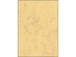 Sigel Motivpapier Marmor-Papier A4, 90 g, 100 Blatt, Sandbraun