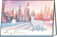 SIGEL     SIGEL Weihnachts-Karte/Couvert A6/A5 DS066 250 +100g,Snow