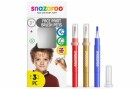 Snazaroo Zubehör Pinselstift Set 1 Abenteuer, 3 Stück, Set