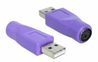 DeLock USB 2.0 Adapter USB-A Stecker - PS/2, USB