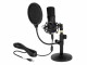 DeLock Kondensatormikrofon USB für Gaming & Podcasting, Typ