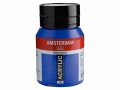 Amsterdam Acrylfarbe Standard 504 Ultramarinviolett transp., 500 ml
