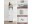 Bild 2 VASAGLE Badezimmerregal mit Tür 80 x 20 cm, Weiss