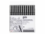 Uni Fineliner PIN Schwarz, Set