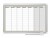 Bild 0 Bi-Office Magnethaftendes Whiteboard 60 cm x 90 cm, Weiss