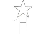 Star Trading LED-Stern Barlumi, 60 cm, Betriebsart: Netzbetrieb