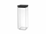 Brabantia Vorratsbehälter Tasty 2.5 l, Schwarz/Transparent