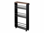 Yamazaki Bartrolley Tower 80.5 x 47.5 cm, Schwarz, Eigenschaften