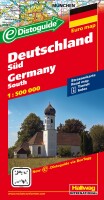 HALLWAG Strassenkarte 382830891 Deutschland Süd 1:500'000, Dieses