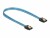 Bild 1 DeLock SATA-Kabel UV Leuchteffekt blau 30 cm, Datenanschluss