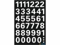 Herma Stickers Zahlensticker Zahlen - 9, 15, 1 Blatt, Motiv: Zahlen