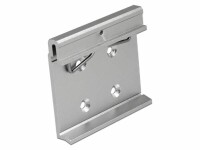 DeLock Montageset Aluminium Clip 54 mm für Hutschiene