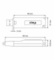 ubisys ZigBee USB Stick U1, Detailfarbe: Schwarz, Produkttyp