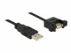 Image 3 DeLock USB2.0 Einbaukabel, A -A, 25cm, SW