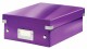 LEITZ     Click&Store WOW Org.box S - 60570062  violett           22x10x28.5cm