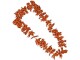 Folat Halskette Fussball Orange, Packungsgrösse: 1 Stück