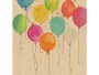 Braun + Company Papierservietten Ballon Party 33 cm x 33 cm