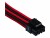 Bild 4 Corsair Premium-EPS12V/ATX12V-Kabel Typ 4 Gen 4 mit Einzelummantelung - rot/schwarz