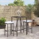 vidaXL , Barhocker:, Farbe: Schwarz, Material: PE-Rattan