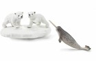 Schleich Spielfigurenset Wild Life Eisbären-Rutschpartie