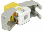 DeLock Keystone-Modul RJ-45 Cat.6, UTP Gelb, Modultyp: Keystone