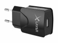 Xlayer Colour Line - Adaptateur secteur - 2.1 A (USB) - noir