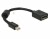 Bild 0 DeLock Adapter Mini-DP - DP 4K, schwarz, 15cm, Kabeltyp