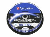 Verbatim M-DISC BD-R DL 6X 50GB 10XSPIND INKJET PRINTABLE 10