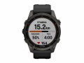 GARMIN Sportuhr Fenix 7S Sapphire Solar, Schwarz/Anthrazit