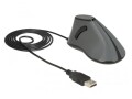 DeLock Ergonomische Maus 12527 USB
