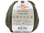 lalana Wolle Soft Cord Ami 100 g, Khaki, Packungsgrösse