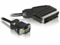 DeLock - Câble vidéo - VGA - HD-15 (VGA) mâle pour SCART mâle - 2 m