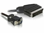 DeLock Home Cinema Scart zu VGA Adaterkabel, Scart 21Pin