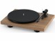 Pro-Ject Plattenspieler Debut Carbon EVO Walnuss, Detailfarbe