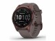 GARMIN Sportuhr Fenix 7S Sapphire Solar, Grau/Bordeaux