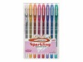 Uni Gelschreiber Uniball Signo Gel-Ink Sparkling 1 mm, 8