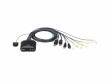 ATEN Technology Aten KVM Switch CS22DP, Konsolen Ports: USB 2.0, 3.5