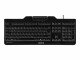 Cherry KC 1000 SC - Keyboard - USB - Swiss - black