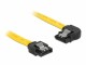 DeLock SATA3-Kabel, 30cm, gelb, links