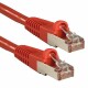 LINDY Basic Cat.6 S/FTP Cable, red, 1m