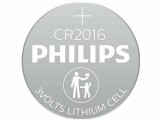 Philips Knopfzelle Lithium CR2016 2 Stück, Batterietyp