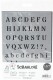 I AM CREA Schablone Alphabet          A5 - MAK2000.5