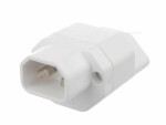 Steffen Adapterstecker C14 - T13 Weiss, Detailfarbe: Weiss