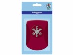 URSUS Motivstanzer Schneeflocke, 3.2 cm, Detailfarbe: Rot