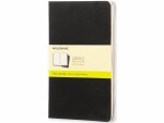 Moleskine Notizbuch A5 Blanko, Schwarz, 3-teilig, Produkttyp